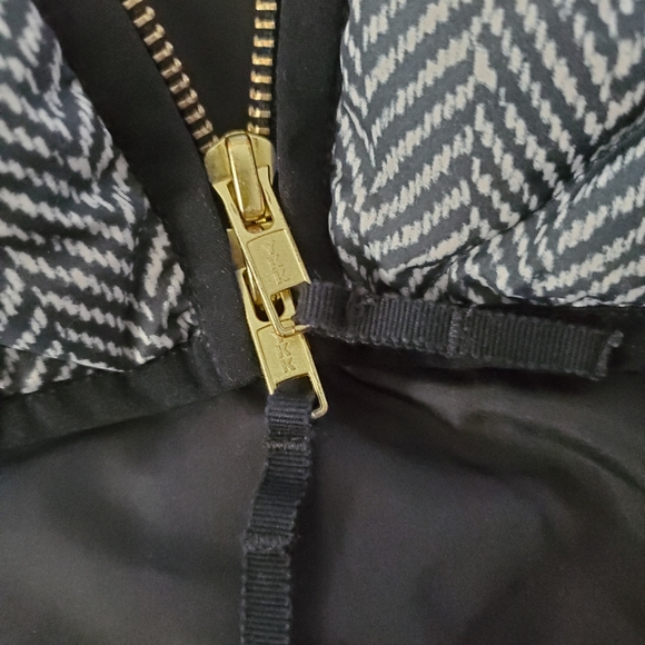 J Crew Herringbone Down Puffer Vest - Picture 6 of 6